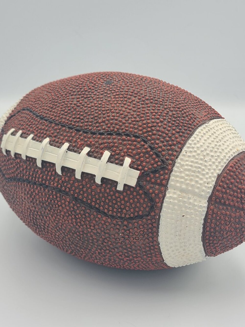 Football Coin Bank Piggy Resin Ceramic Money Box Sports Novelty Kid Room Decor